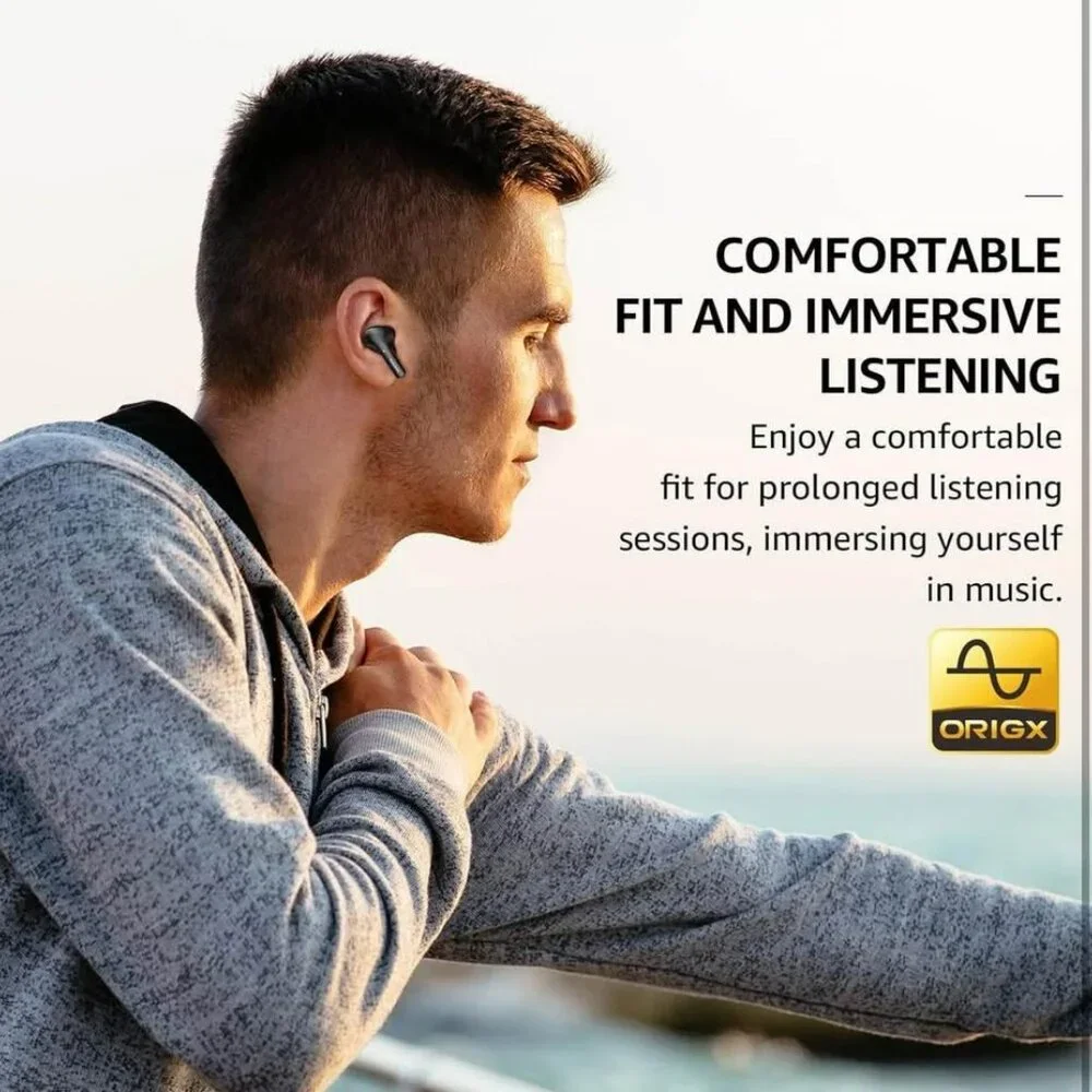 NEW Wireless Earbuds 10mm Drivers with Powerful Bass,2 Mics AI Call Noise Cancel